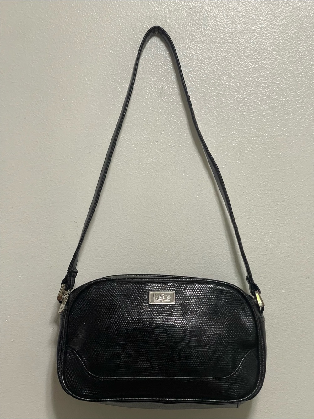 Mossimo Black Textured small Shoulder Bag